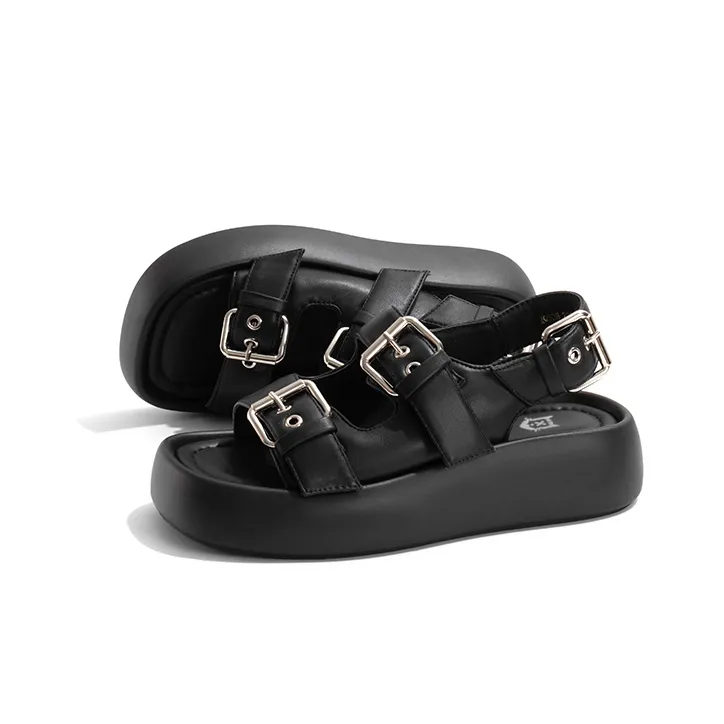 Old Meow Platform Height Increasing Beach Sandals Women's-10