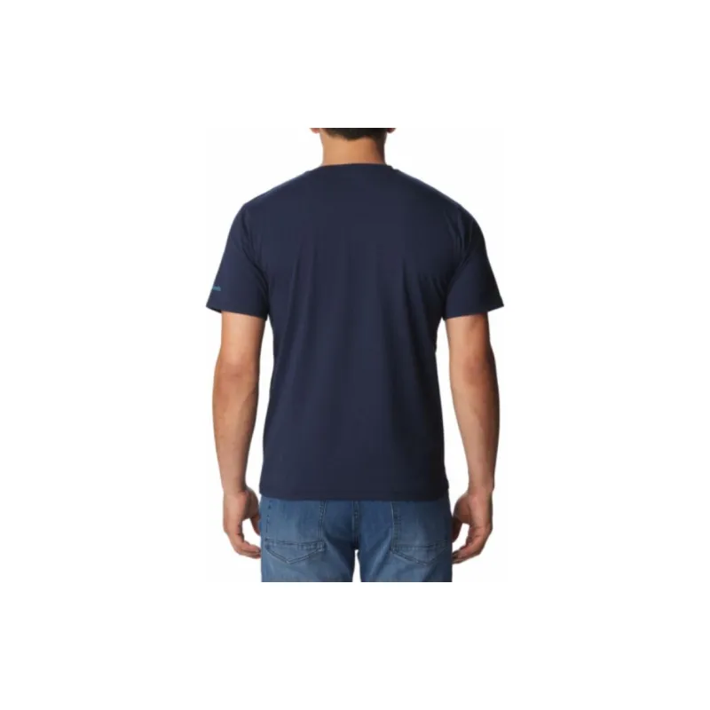Columbia TrekSun Trek T-Shirt Men's Preppy Marine Blue-1