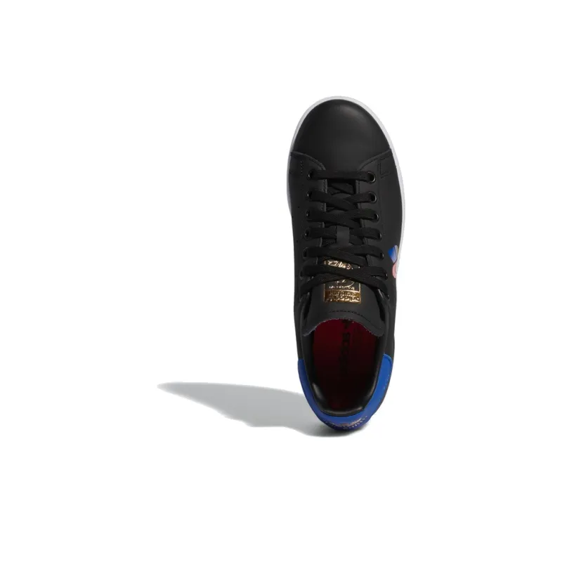 Adidas Stan Smith Colorful Trefoil Black Women's-4