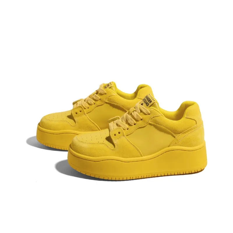KODI Anti Slip And Wear Resistant Height Increasing Low Top Skateboard Shoes Women's-2