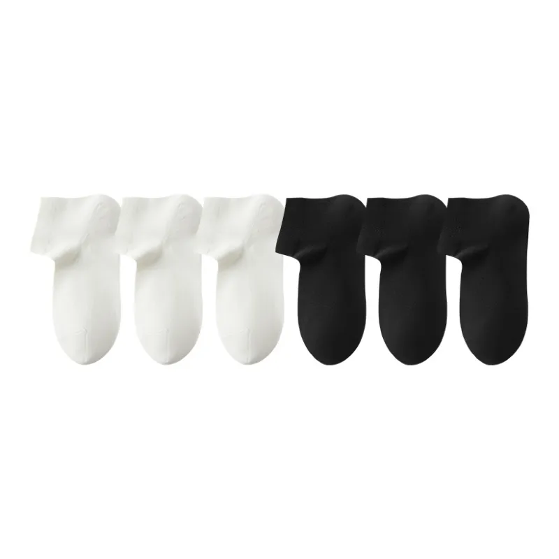 Left Divided By Right Ankle Socks Men's 6 Pack-0