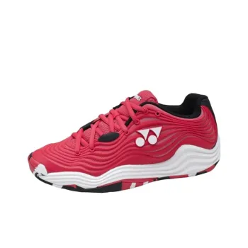 YONEX Power Cushion Abrasion Resistant Low Top Tennis Shoes Women's Red
