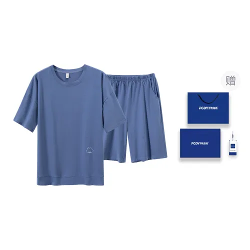 Floating Light Islands Pajama Set Men's Box Cerulean