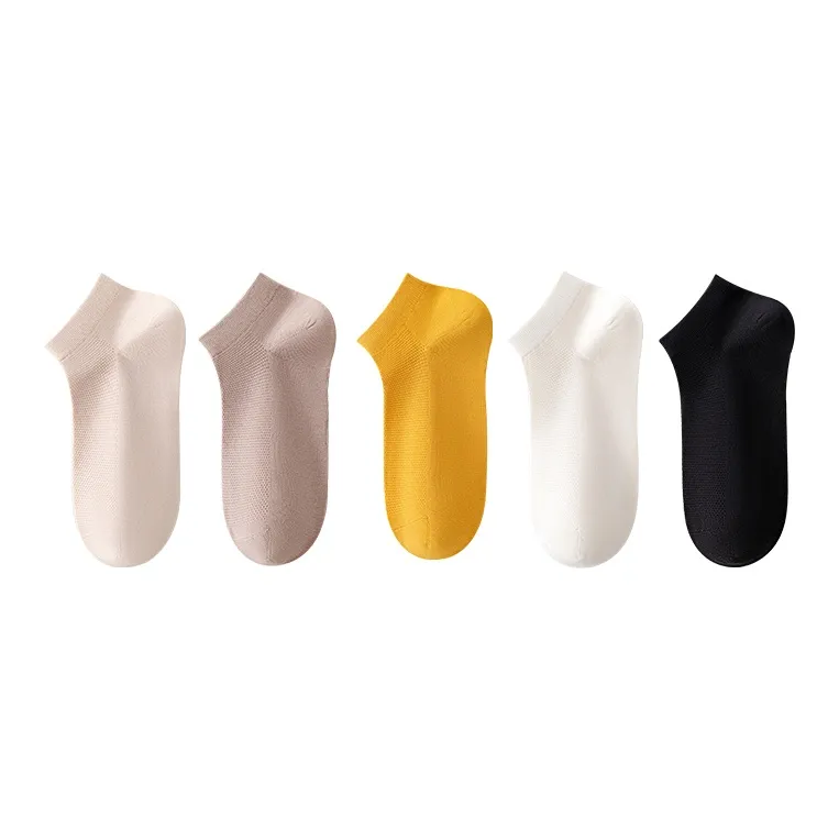 MIIOW No Show Socks Men's 5 Pack-0