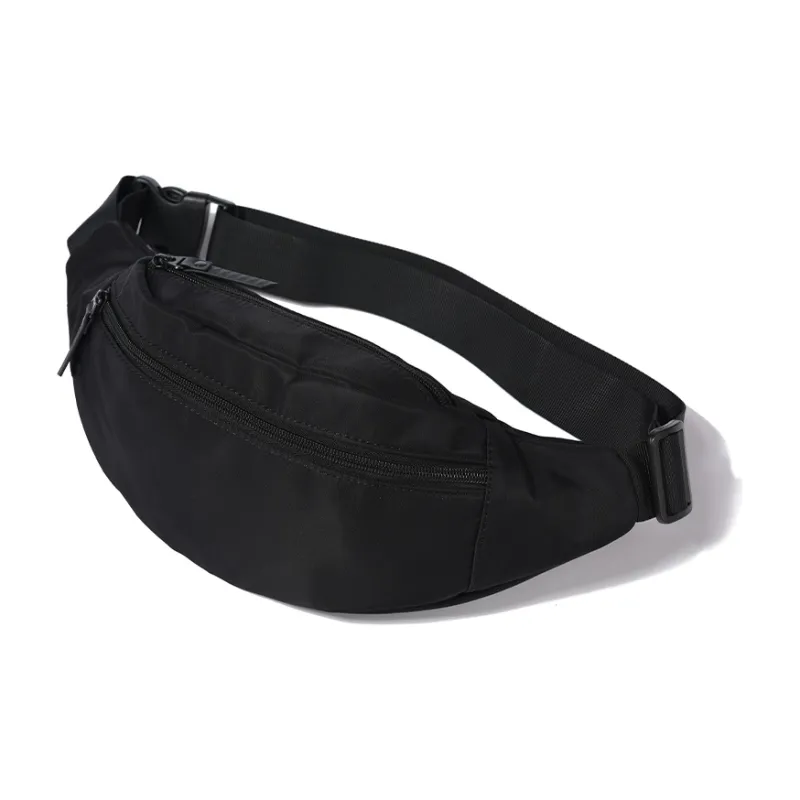 Yohji Kimura Oxford Crossbody Bag, One Shoulder Sling Bag Trumpets Men's Camouflage Black/Black-27