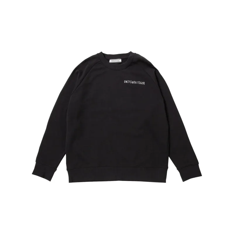 Onitsuka Tiger OVERSIZED TOP Sweatshirt Unisex Black-1