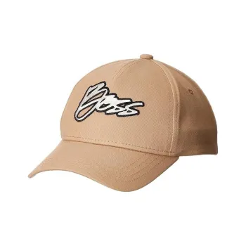 HUGO BOSS Cotton Baseball Caps Unisex Brown