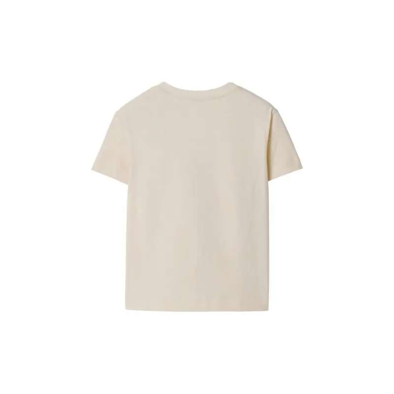 Burberry Boxy Swan Cotton T shirt-1