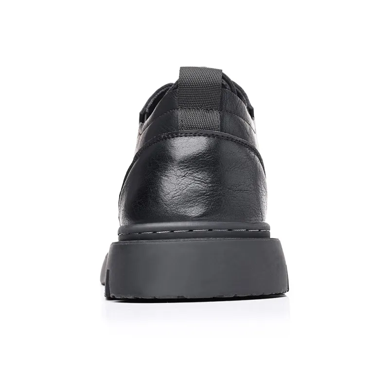 PTLS Dress Shoes Men Low Top Black/Brown-4
