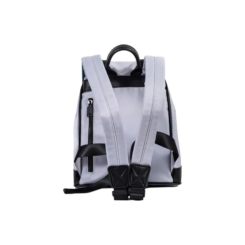 LEXON Nylon Backpack Handbag Small Size Women's Black/Gray-6