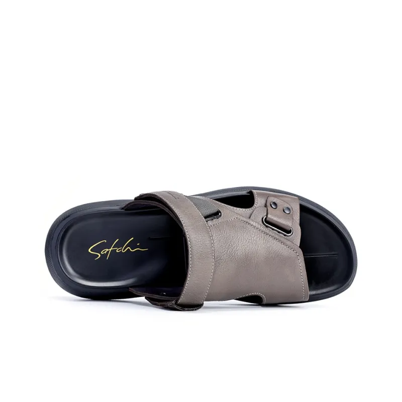 Satchi Beach Sandals Men's Gray-3