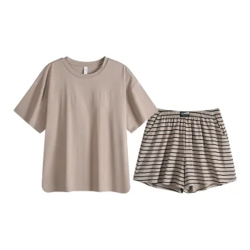 Fadaiqi Pajama Set Women's Khaki