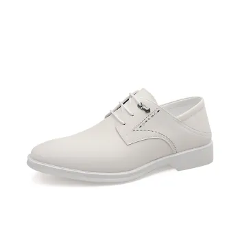 PTLS Dress Shoes Men Low Top Black/White