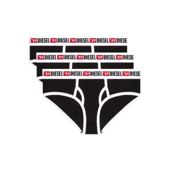 DIESEL Logo Waistband Pack Of Three Briefs