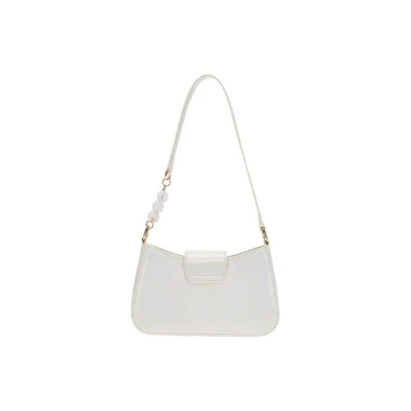 SEM/R PU Shoulder Bag Women's White-1