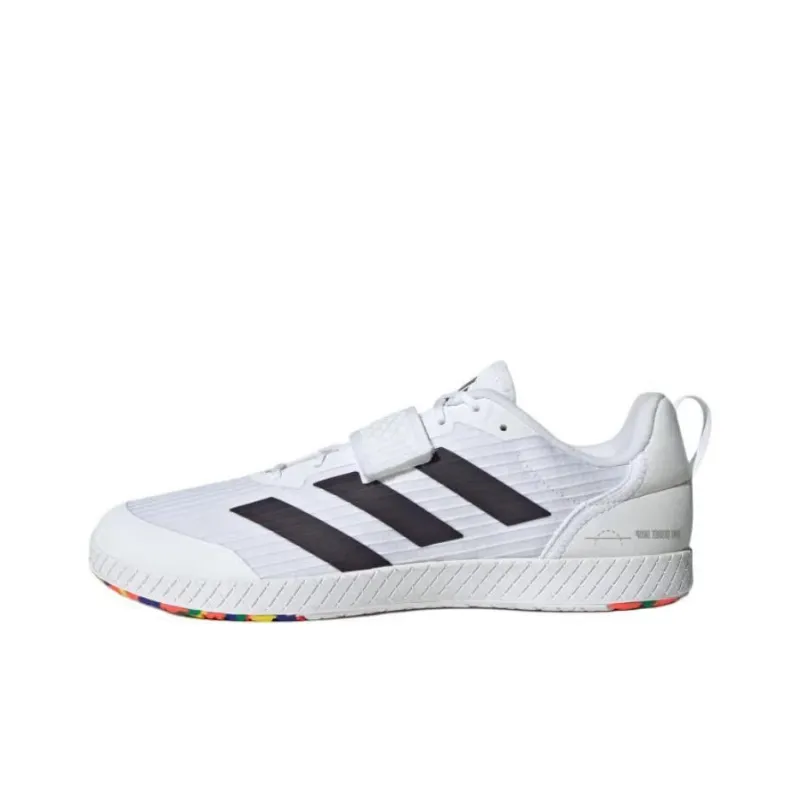 Adidas The Total Slip-Resistant Low-Top Training Shoes Unisex White Black Gray-0