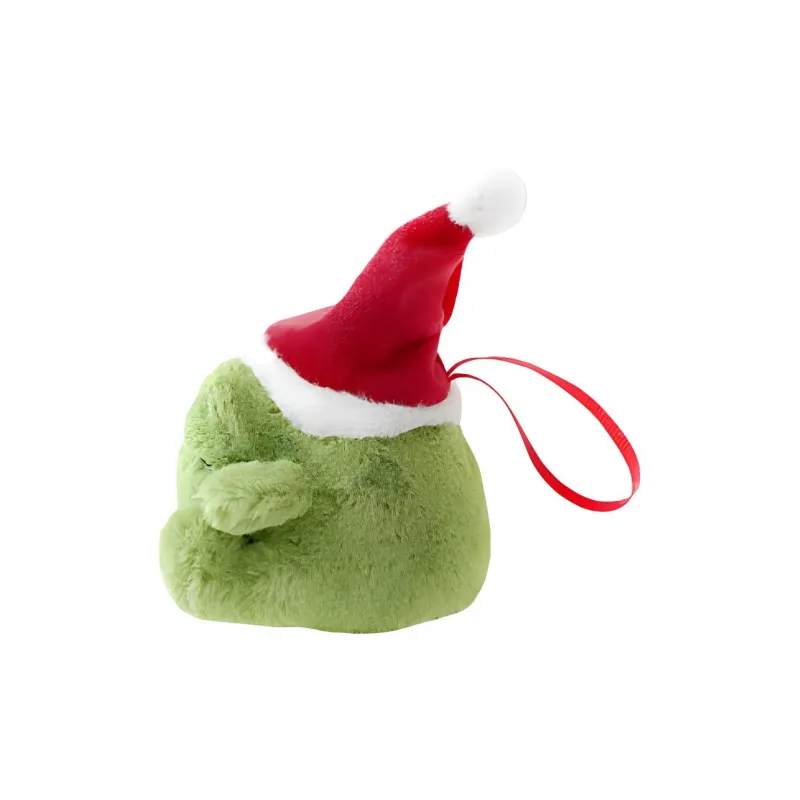 JELLYCAT Christmas Series Riki Rain Frog Ornament Dolls Plush Pendant 8cm Height In Sitting Posture-1