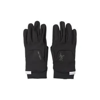 Arcteryx Leather Knit Gloves Men's Black