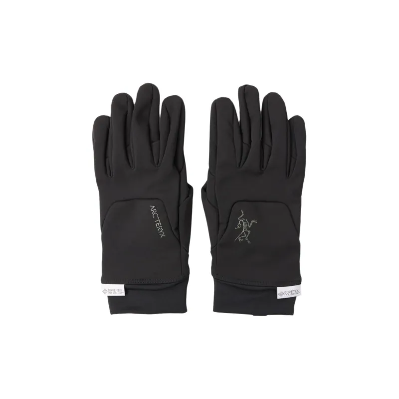 Arcteryx Leather Knit Gloves Men's Black-0