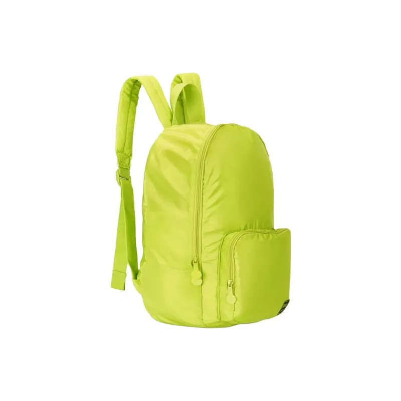 LEXON Polyester Backpack Large Size Unisex Yellow Green/Red-1