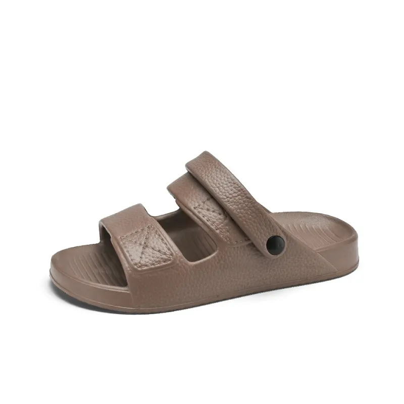 Yalu Slide Slippers Men Black, White, Camel-45