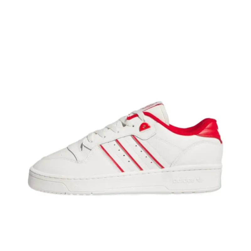 Adidas Rivalry Low 'Cloud White Scarlet'-0