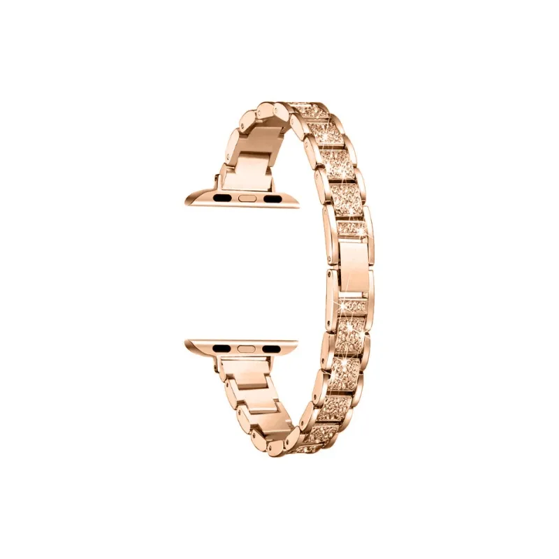 Senior's House Apple Compatibility Watch Band Metal-6