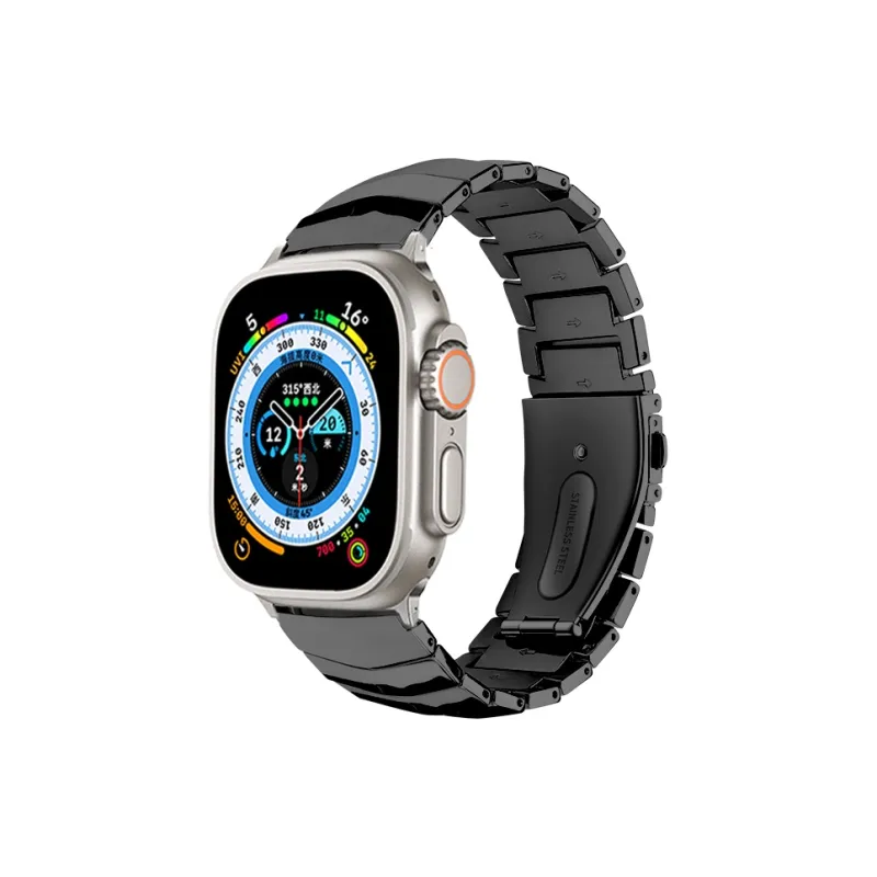 CHENSONG Apple Compatibility Watch Band Stainless Steel Material-1