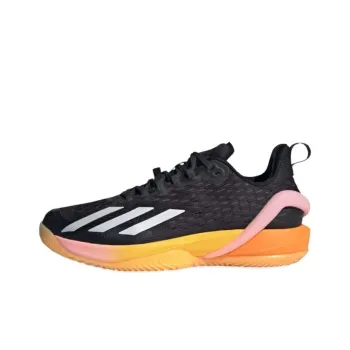 Adidas Adizero Cybersonic Abrasion Resistant Low Top Tennis Shoes Women's Black White