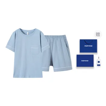 Floating Light Islands Pajama Set Women's Box Azure