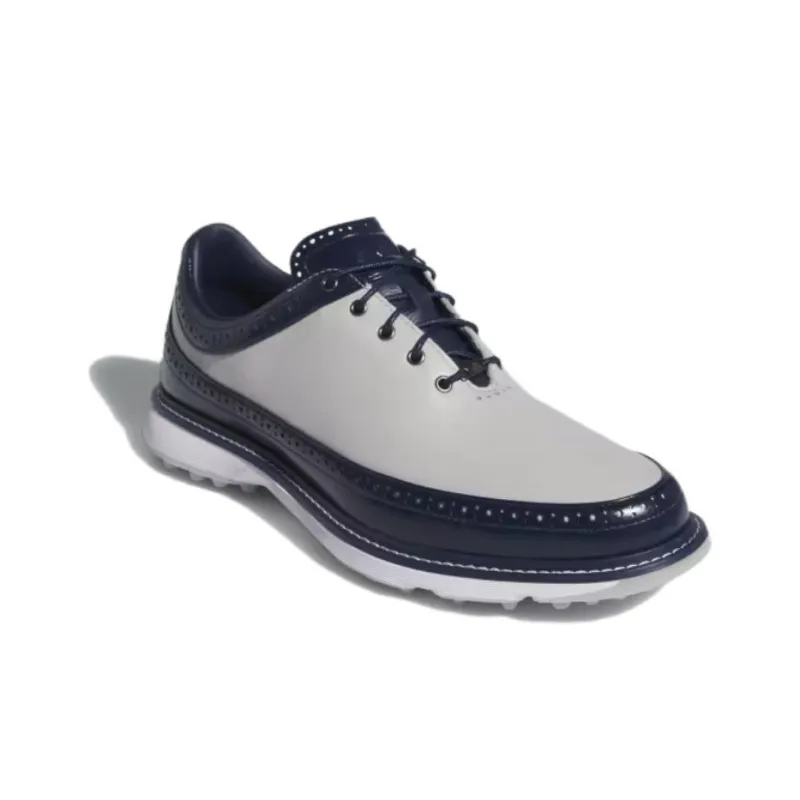Adidas Modern Classic 80 Anti Slip Wear Resistant Low Top Golf Shoes Unisex Gray Blue-1