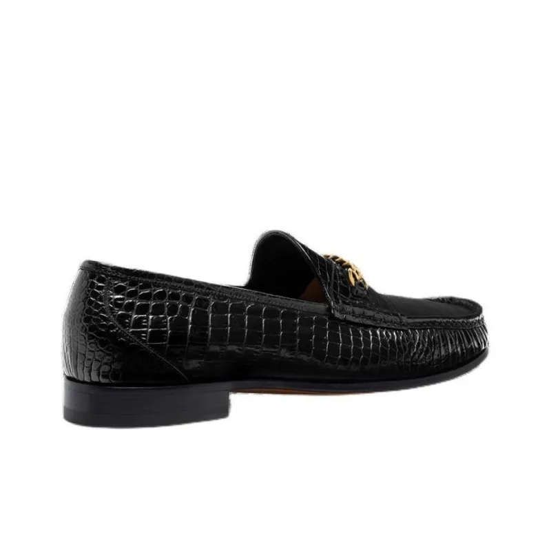 TOM FORD York Chain Loafers Men's Black-2