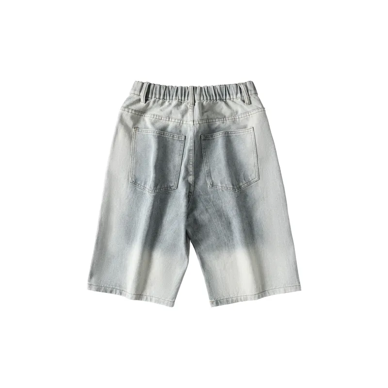 GDRX Denim Shorts Unisex Light Blue-2