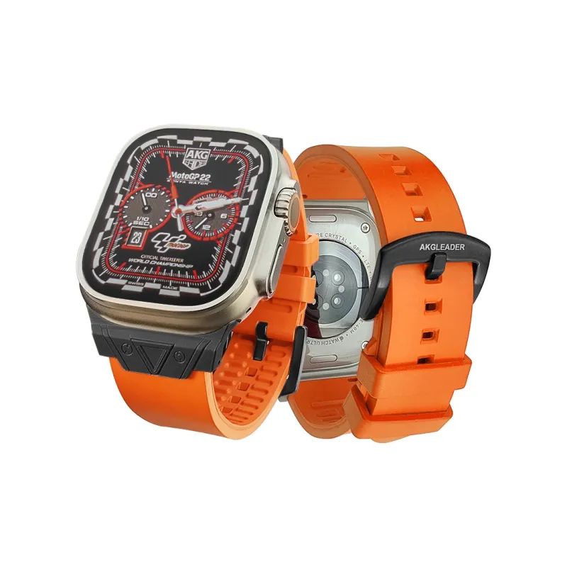 AKGLEADER Apple Compatibility Watch Band Fluoroelastomer Material-1