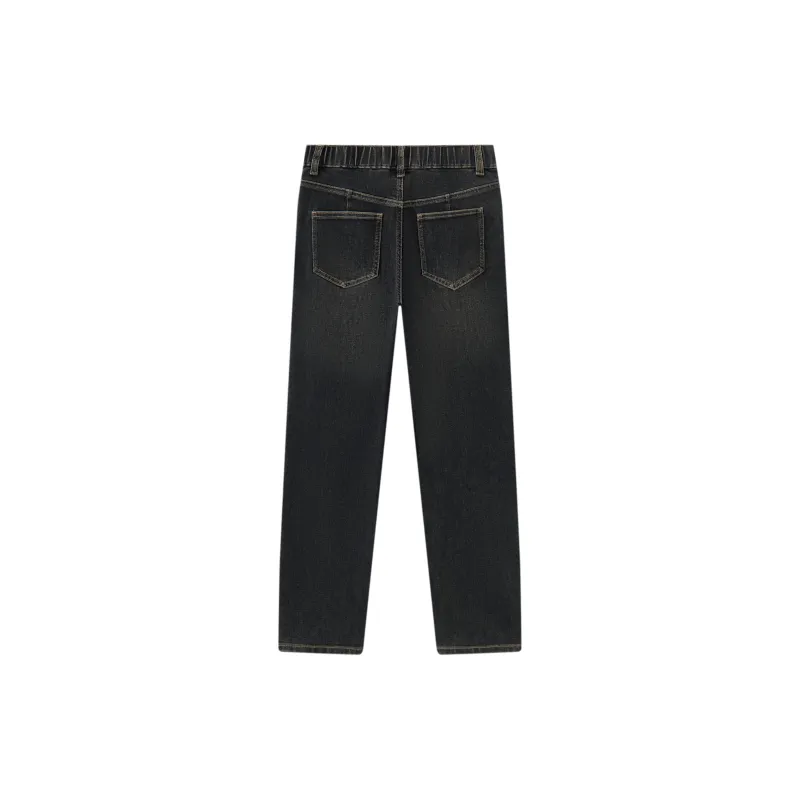 SEM/R Senyou Denim Tapered Pants With Leg Lengthening Fall Jeans Women's-1