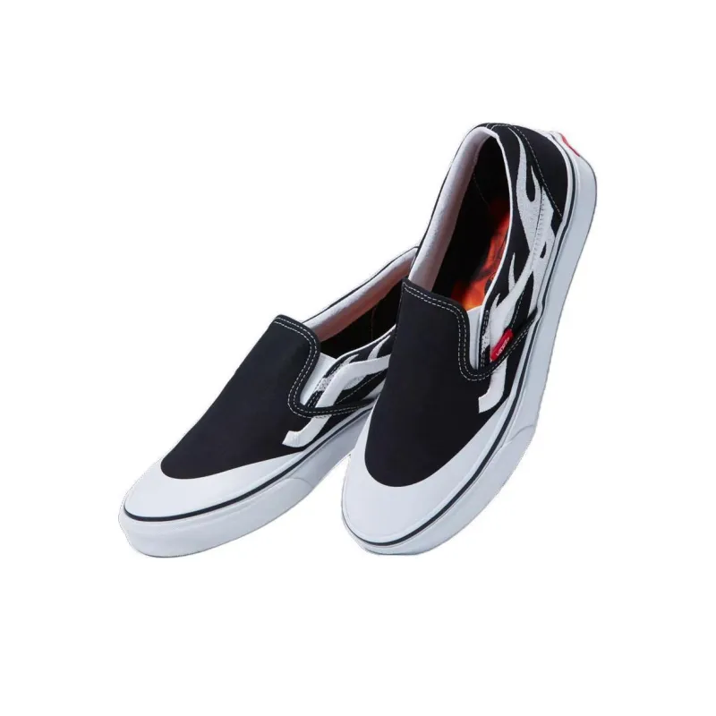 Vans A$AP Worldwide X Pacsun X Vans Unisex Slip On Casual Sneakers Black/White-3