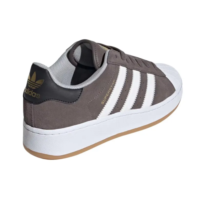 Adidas Originals SUPERSTAR XLG Wear Resistant Low Top Skateboard Shoes Unisex Dark Gray-3