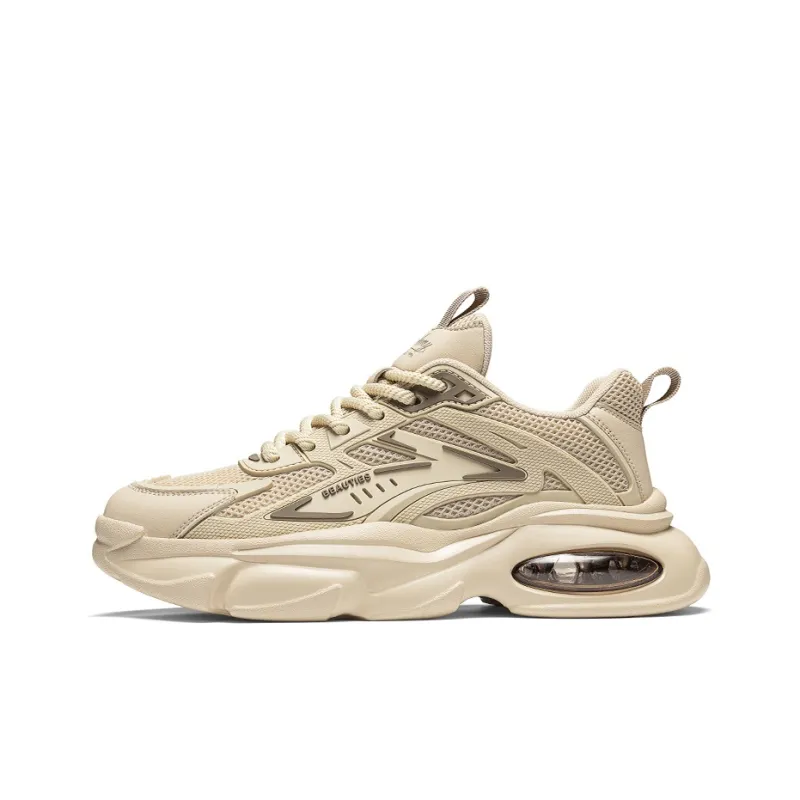 Magelly Chunky Sneakers Men Low Top Beige-0