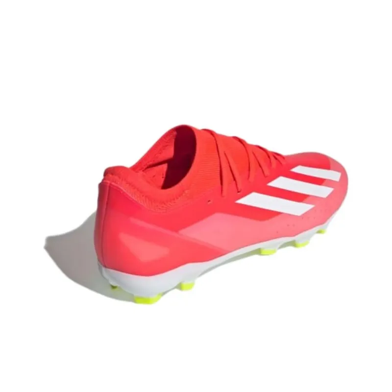 Adidas X CRAZYFAST LEAGUE Artificial Ground Anti Slip Wear Resistant Soccer Shoes Men's Red White-3
