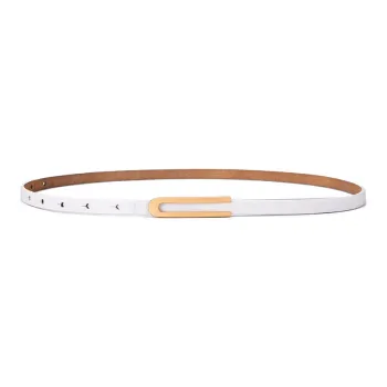 AAJF 2024 New Arrival Thin Belt For Women's Genuine Leather Versatile Dress Decoration Thin Belt For Pants Women's