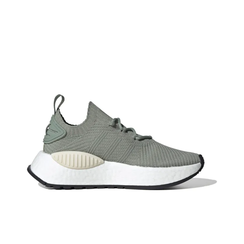 NMD_W1 Women's Adidas Originals 'Silver Green Acid Orange'-1