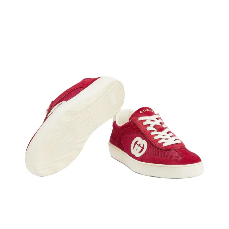 GUCCI G74 'Interlocking G Bordeaux Suede'-5