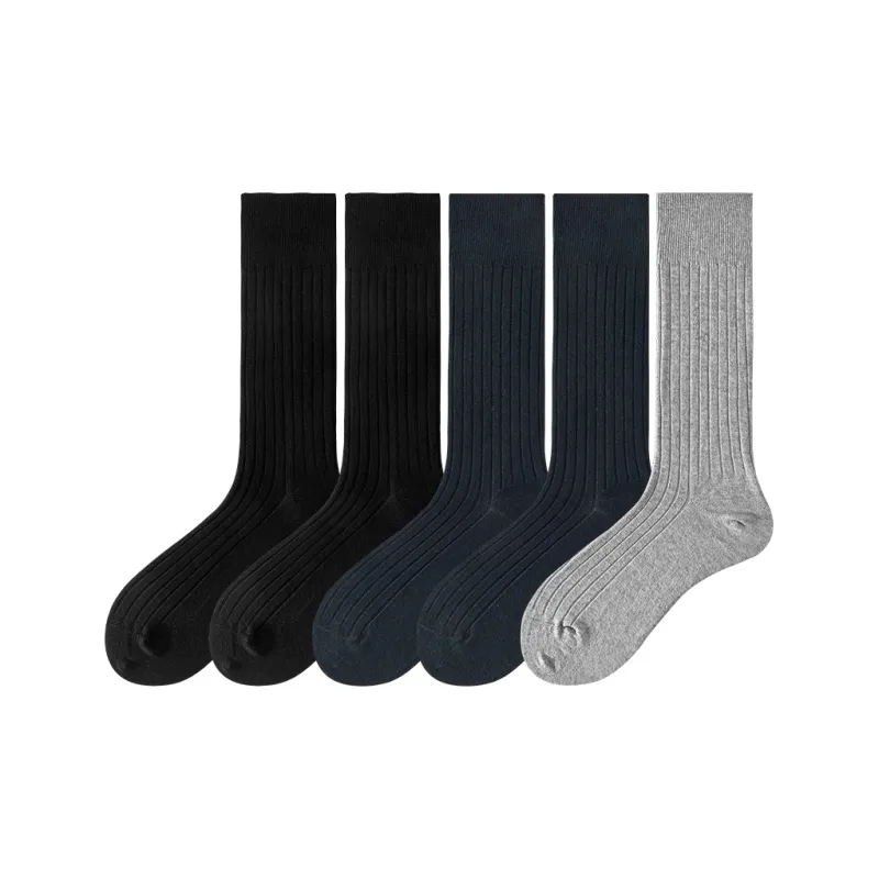 ZEROIN Knee High Socks Men's 5 Pack-28