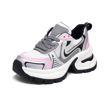NRDROFFICIAL Height Increasing Breathable Low Top Chunky Sneakers Women's