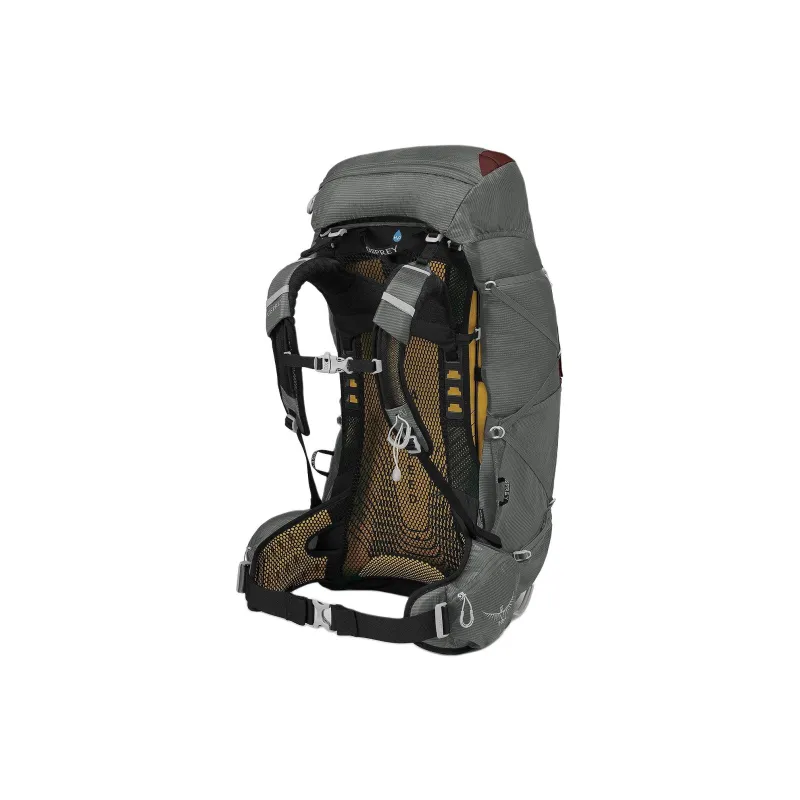 OSPREY Nylon Outdoor Hiking Bag Backpacks Regular Women's Gray & Burgundy-1
