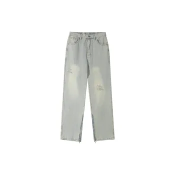 Unite Life HOODS Jeans Unisex Light Blue S - POIZON Unite Life HOODS Jeans Unisex Light Blue S - POIZON