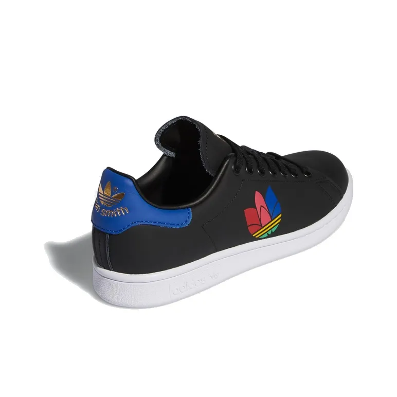 Adidas Stan Smith Colorful Trefoil Black Women's-3