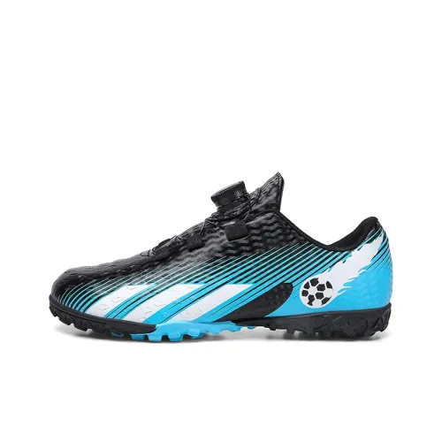 Kinglake Soccer Shoes Unisex Low-Top Black Blue