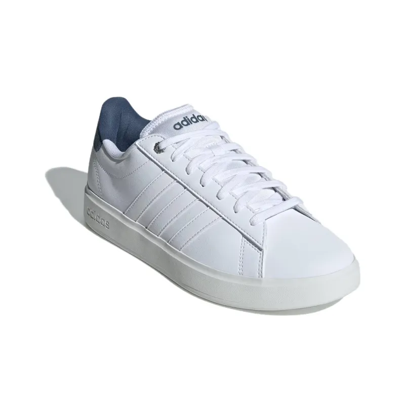 Adidas GRAND COURT 2.0 Slip Resistant Low Top Skateboard Shoes Women's White Blue-2