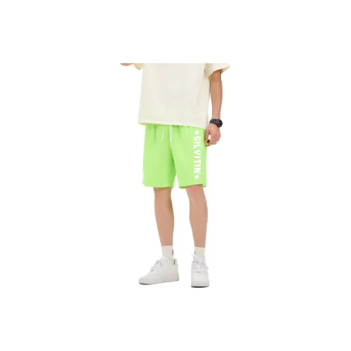 SIL VITIN Cargo Shorts Unisex Neon Green